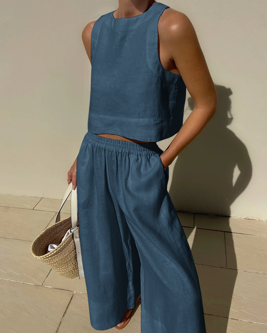 Kelsey | Tweedelige Set Dames Met Elegante Top En Broek 4