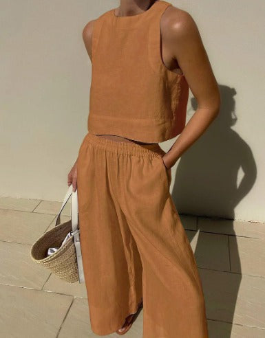 Kelsey | Tweedelige Set Dames Met Elegante Top En Broek 8