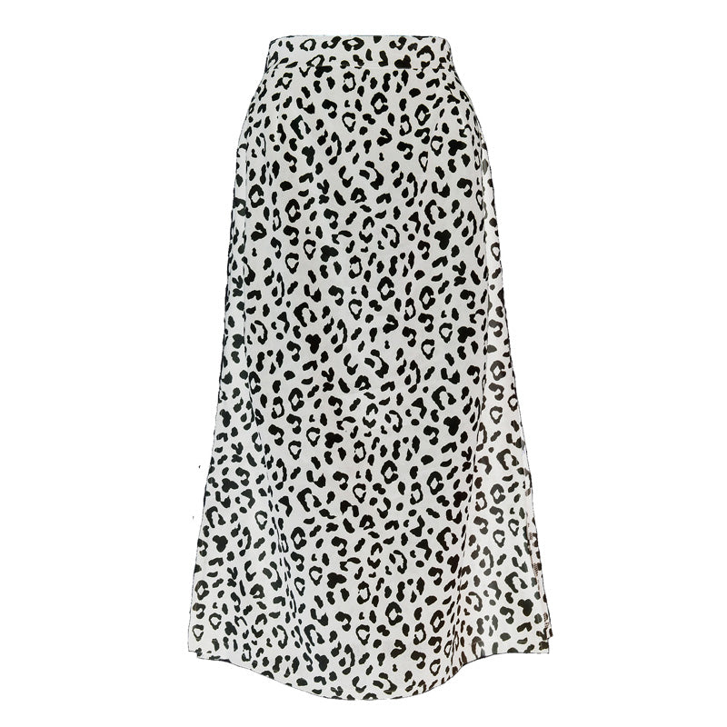 Lilly Leopard Maxi Rok | Dierenprint Lange Rok Dames 3