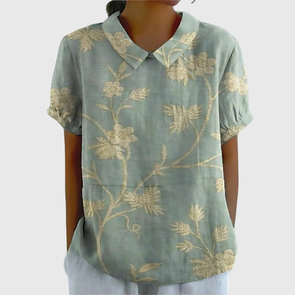 Livia | Bloemen Blouse Lichtgewicht Elegant 0