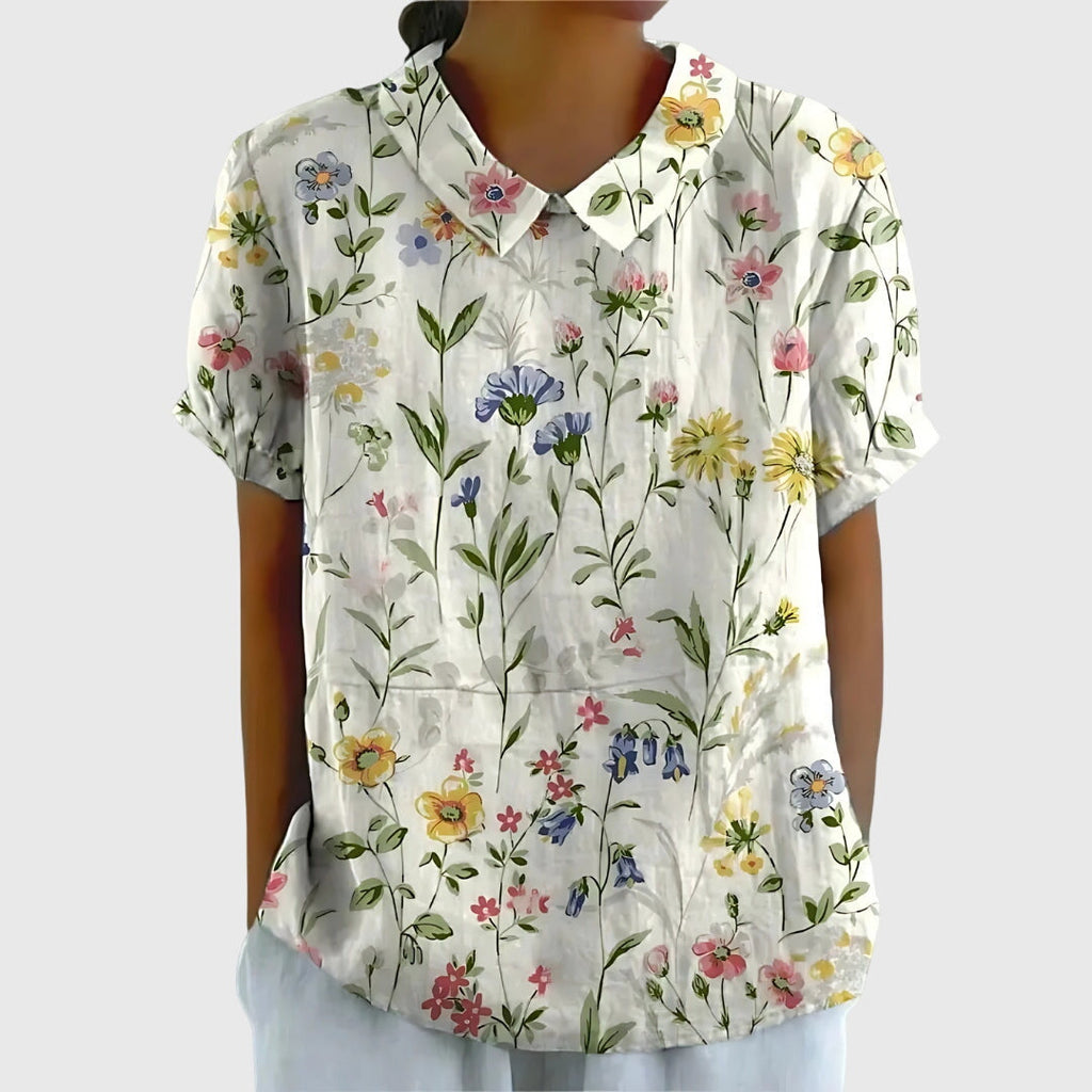 Livia | Bloemen Blouse Lichtgewicht Elegant 3