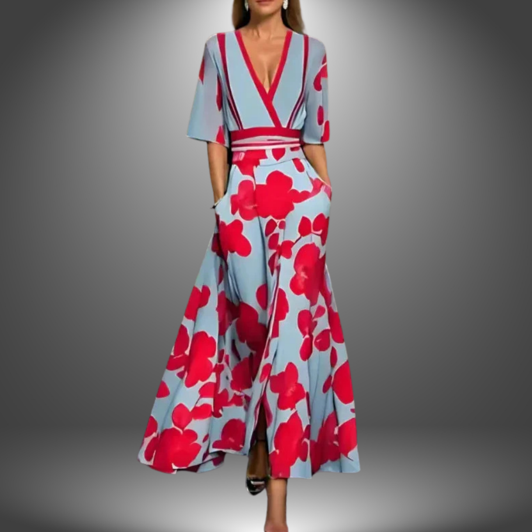 Lola | Bloemen Maxi-jurk voor Dames 0