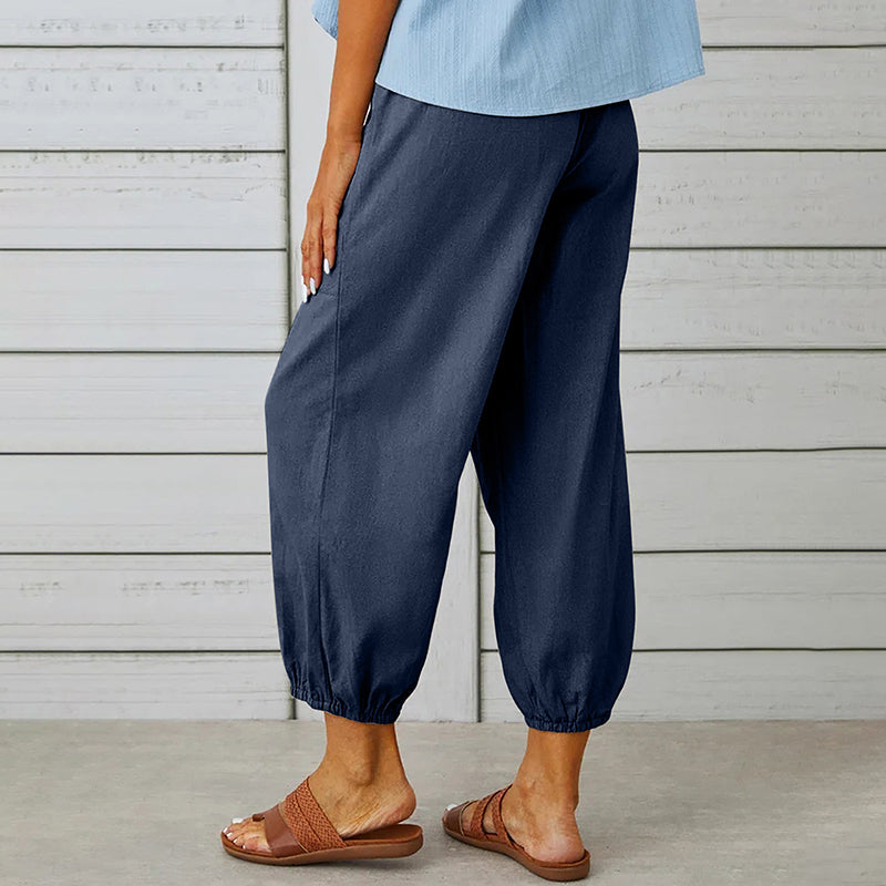 Luna | 7/8 Casual Broek Met Trekkoord 3