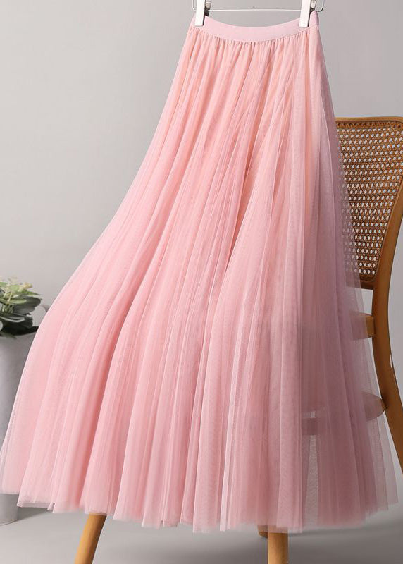 Luna | A-lijn Rok Tule Met Elastische Taille 0