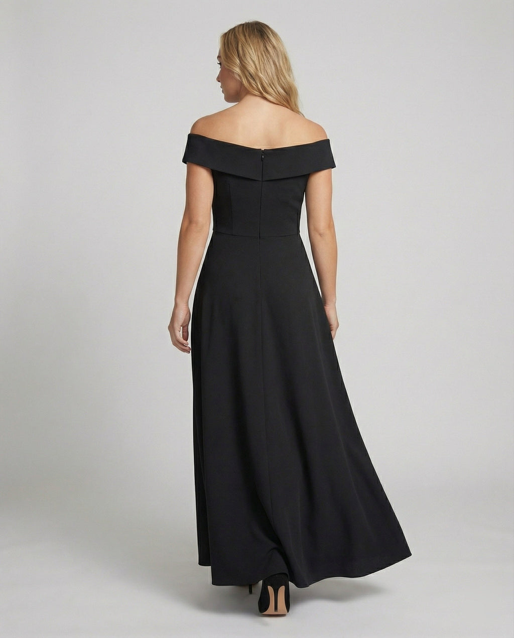 Luna | Aansluitende Avondjurk Off-Shoulder Lang 3