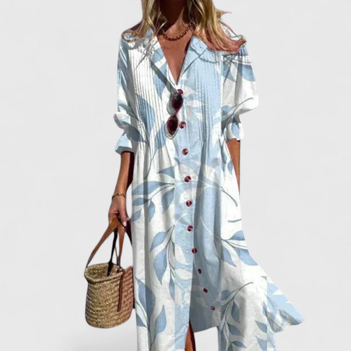 Luna | Boho-Jurk Flatterende Pasvorm Gedurfde Kleuren 1