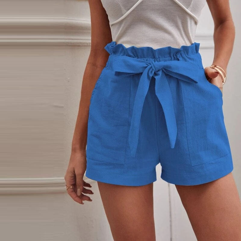 Luna | Casual Katoenen Shorts Hoog Model 13