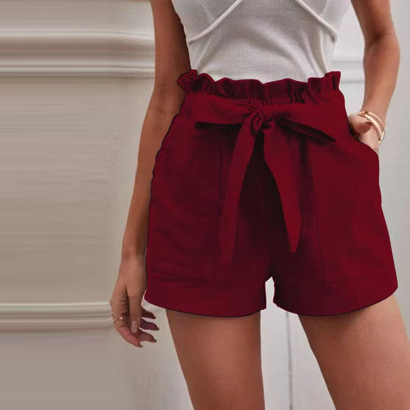 Luna | Casual Katoenen Shorts Hoog Model 18