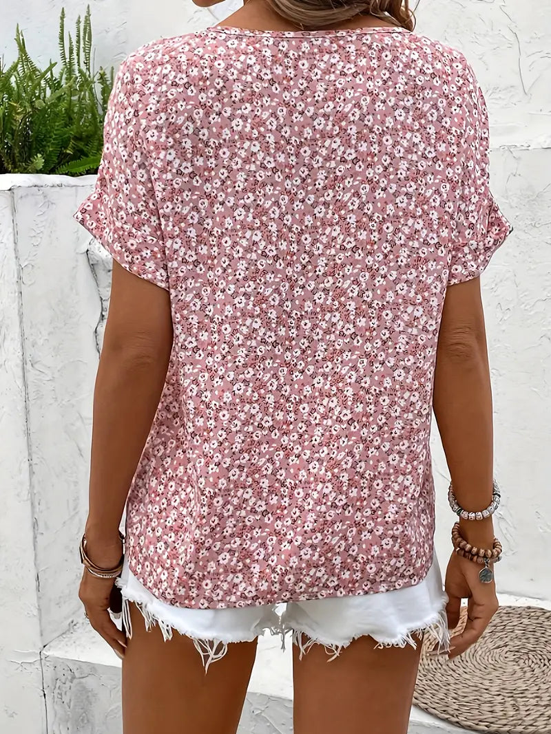 Luna | Damesblouse Bloemenprint Lichtgewicht Elegant 1