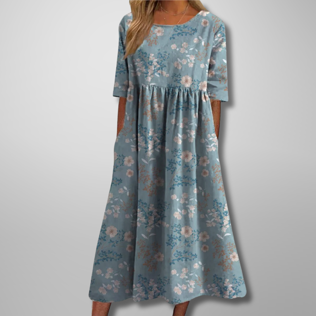 Luna | Damesjurk Bloemenprint Comfortabel Zomer 4