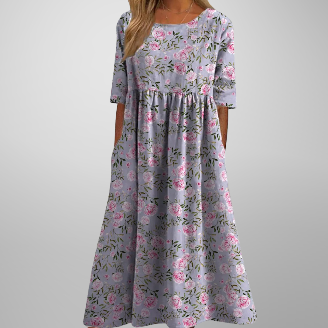 Luna | Damesjurk Bloemenprint Comfortabel Zomer 5