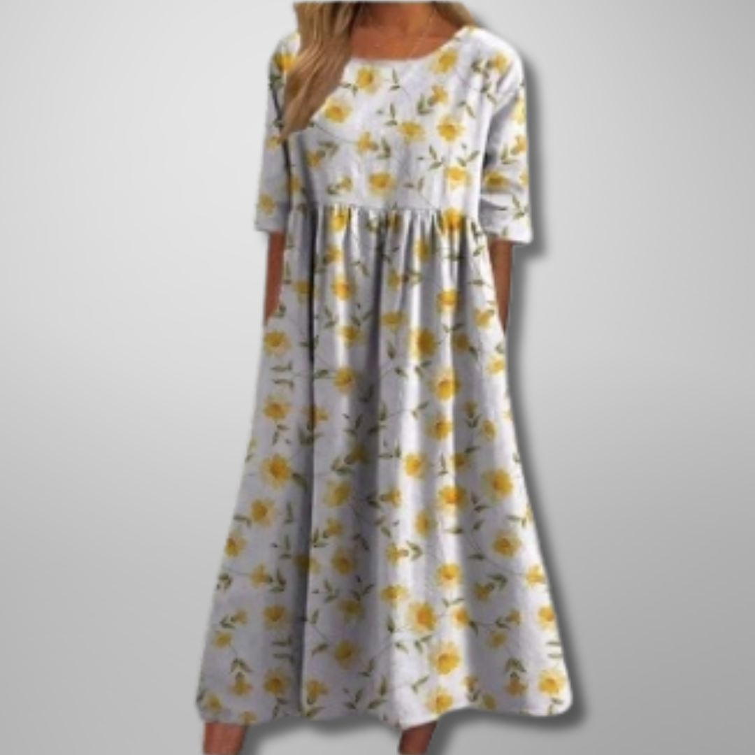 Luna | Damesjurk Bloemenprint Comfortabel Zomer 6