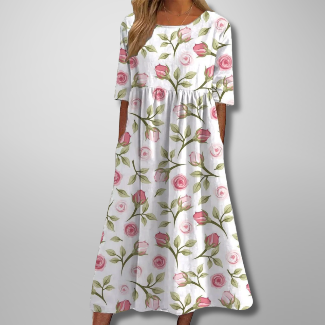 Luna | Damesjurk Bloemenprint Comfortabel Zomer 7