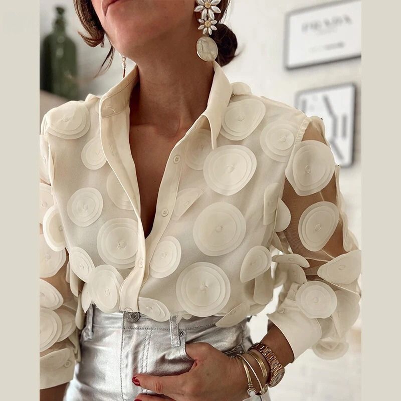 Luna | Elegante Blouse Dames met Kraag 0