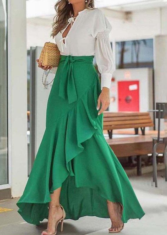 Luna | Fishtail Rok Hoge Taille Elegant Design 1