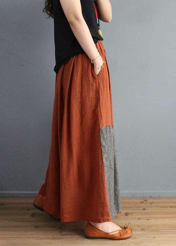 Luna | Geruite Swingrok Met Elastische Taille 3