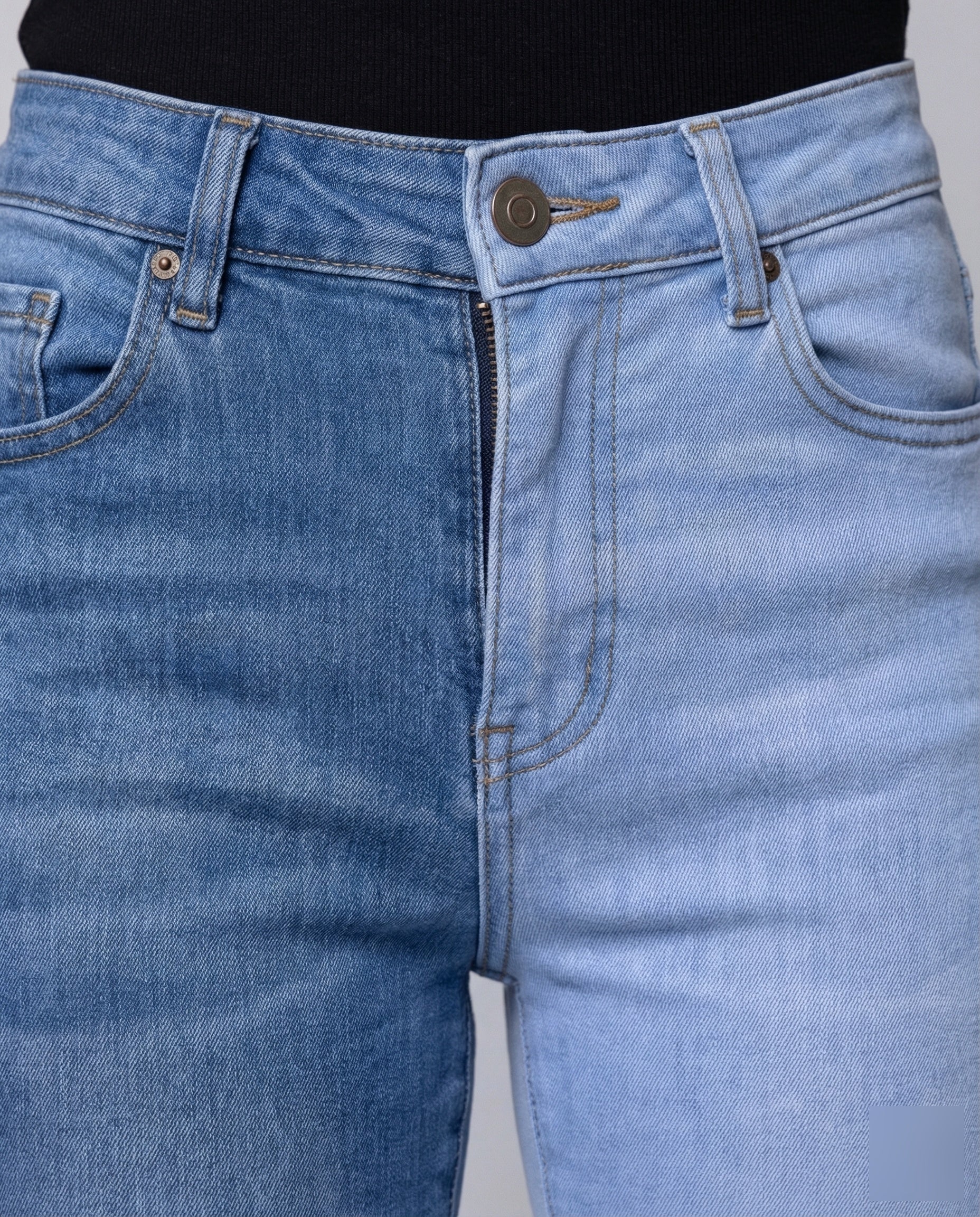 Luna | Hoge Taille Slim Spijkerbroek Dames 3