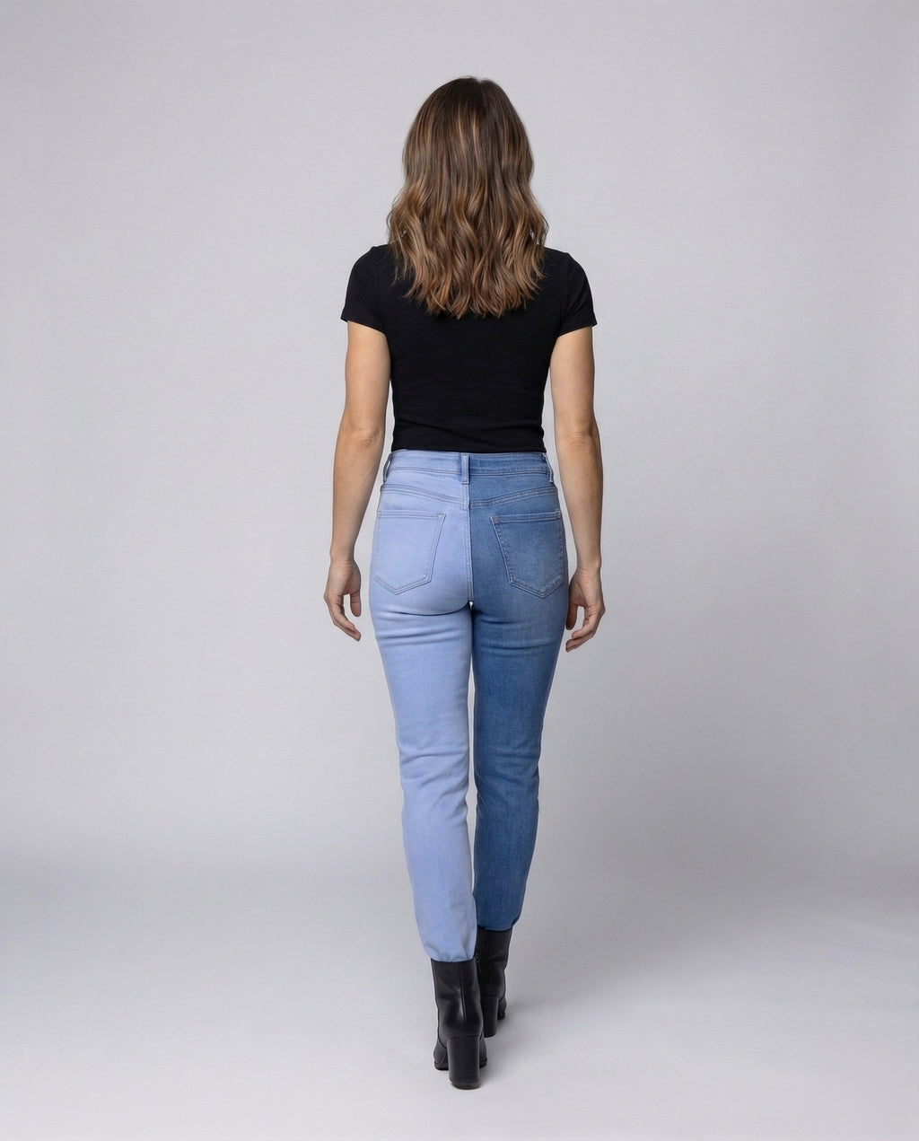 Luna | Hoge Taille Slim Spijkerbroek Dames 4
