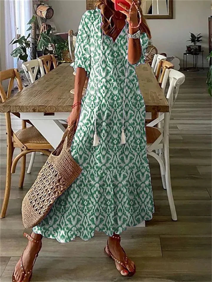 Luna | Lange Zomerjurk Dames Elegant en Comfortabel 2