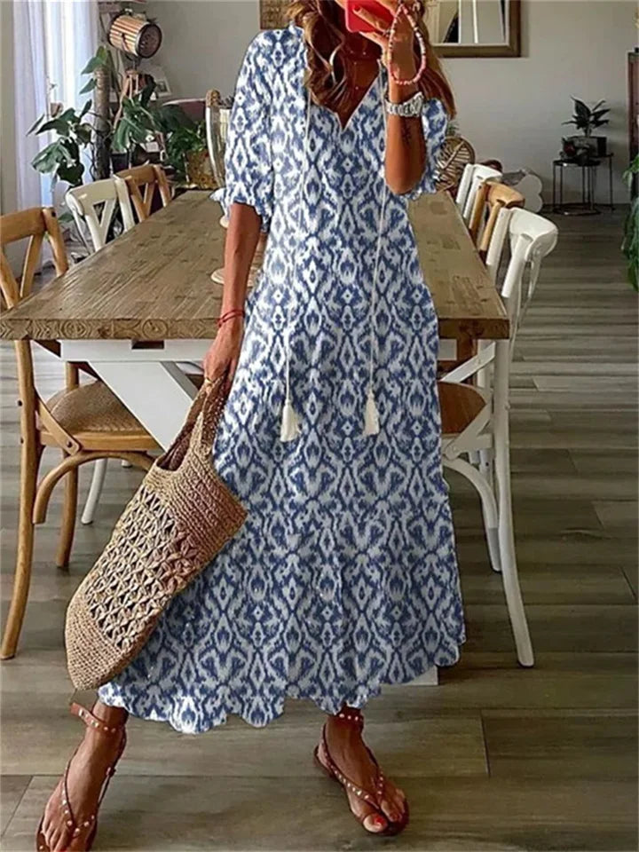 Luna | Lange Zomerjurk Dames Elegant en Comfortabel 3