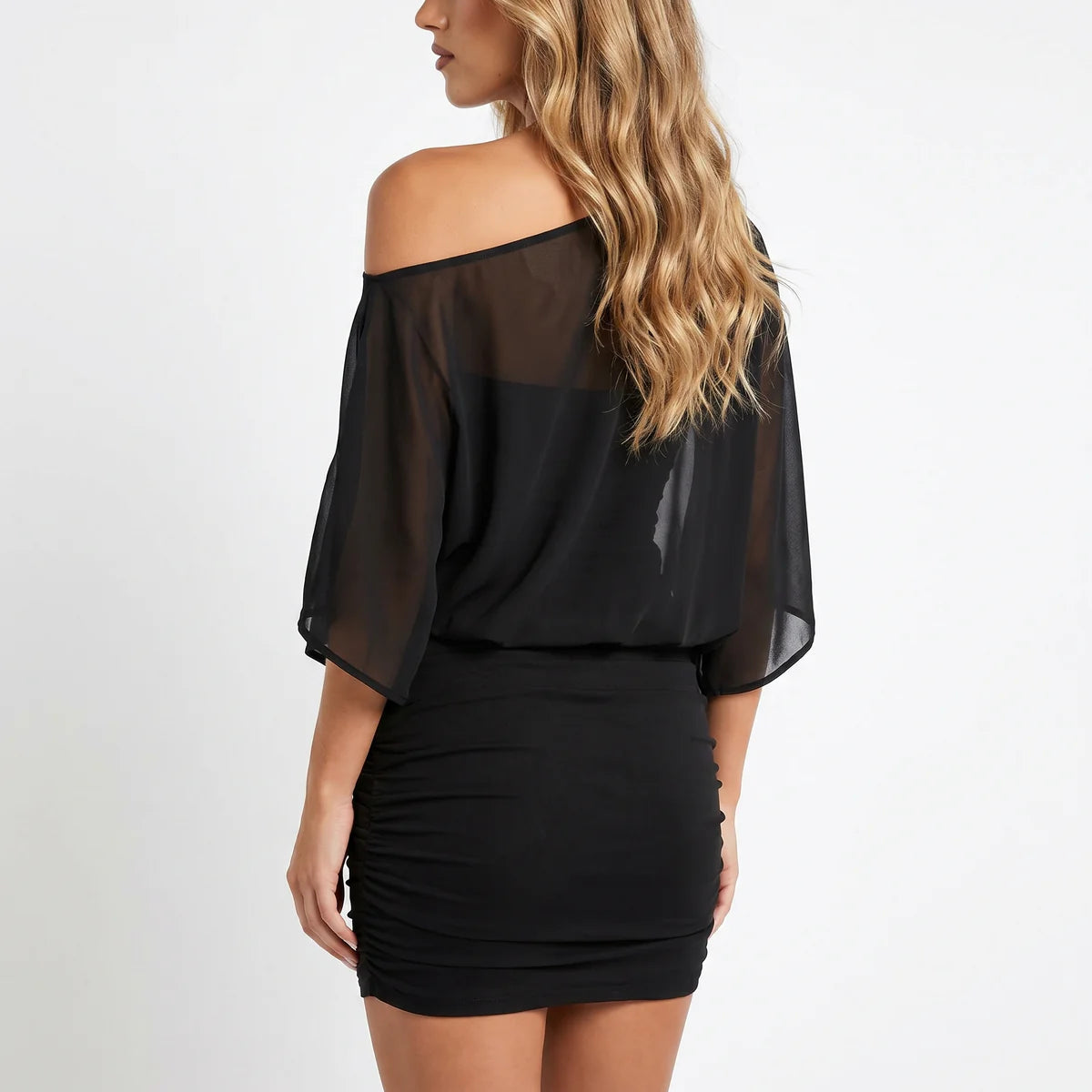 Luna | Off-Shoulder Zomerjurk Met Ruches 5