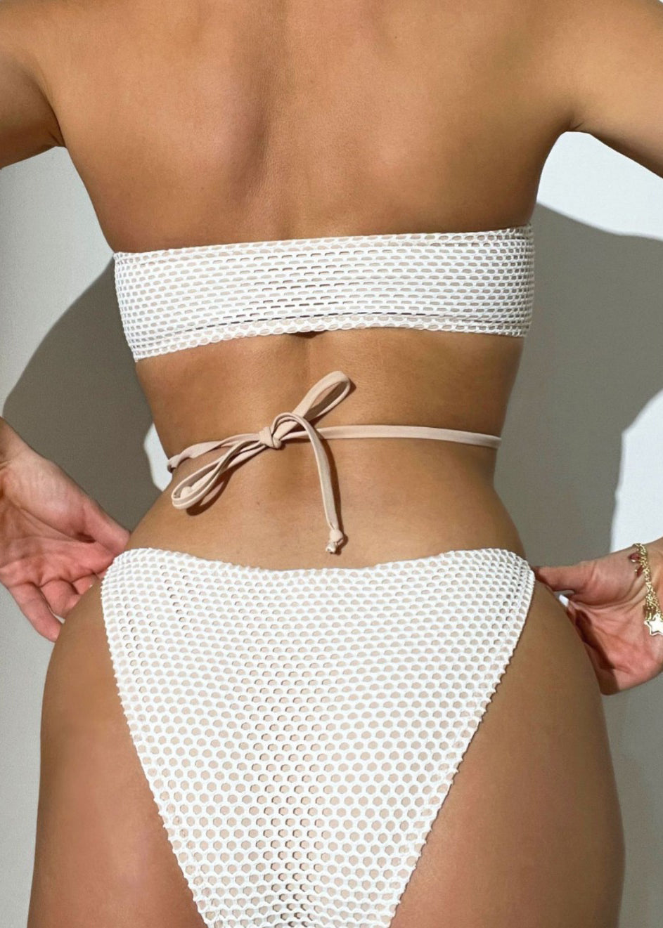 Luna | Rugloze Halterbikini Wit 3