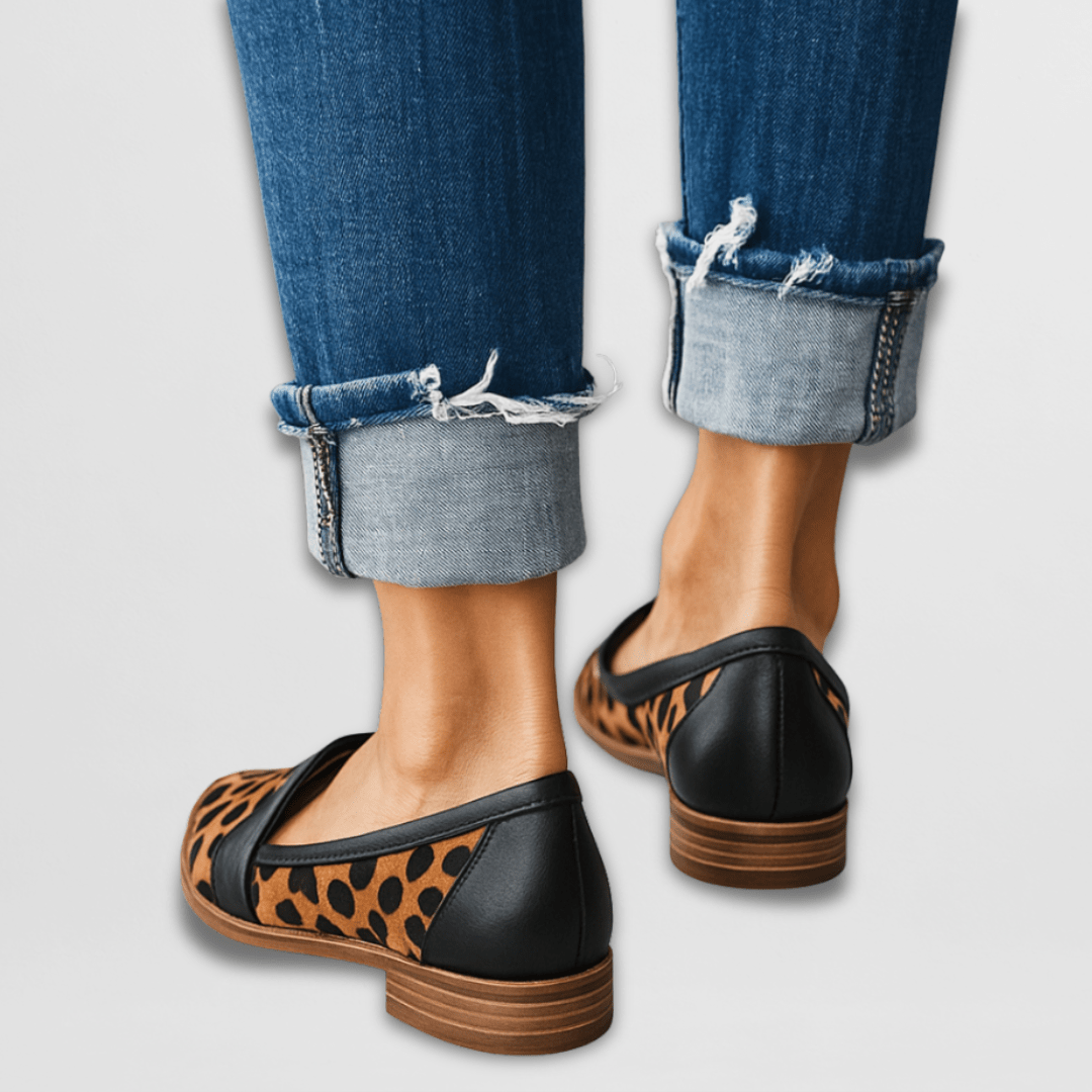 Luna | Zwarte Loafers Dames Elegant Suède Design 4