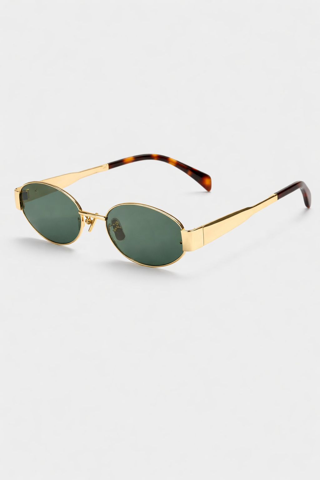 Luxe Ovale Zonnebril Dames Goud | Elegante Zonnebril 0