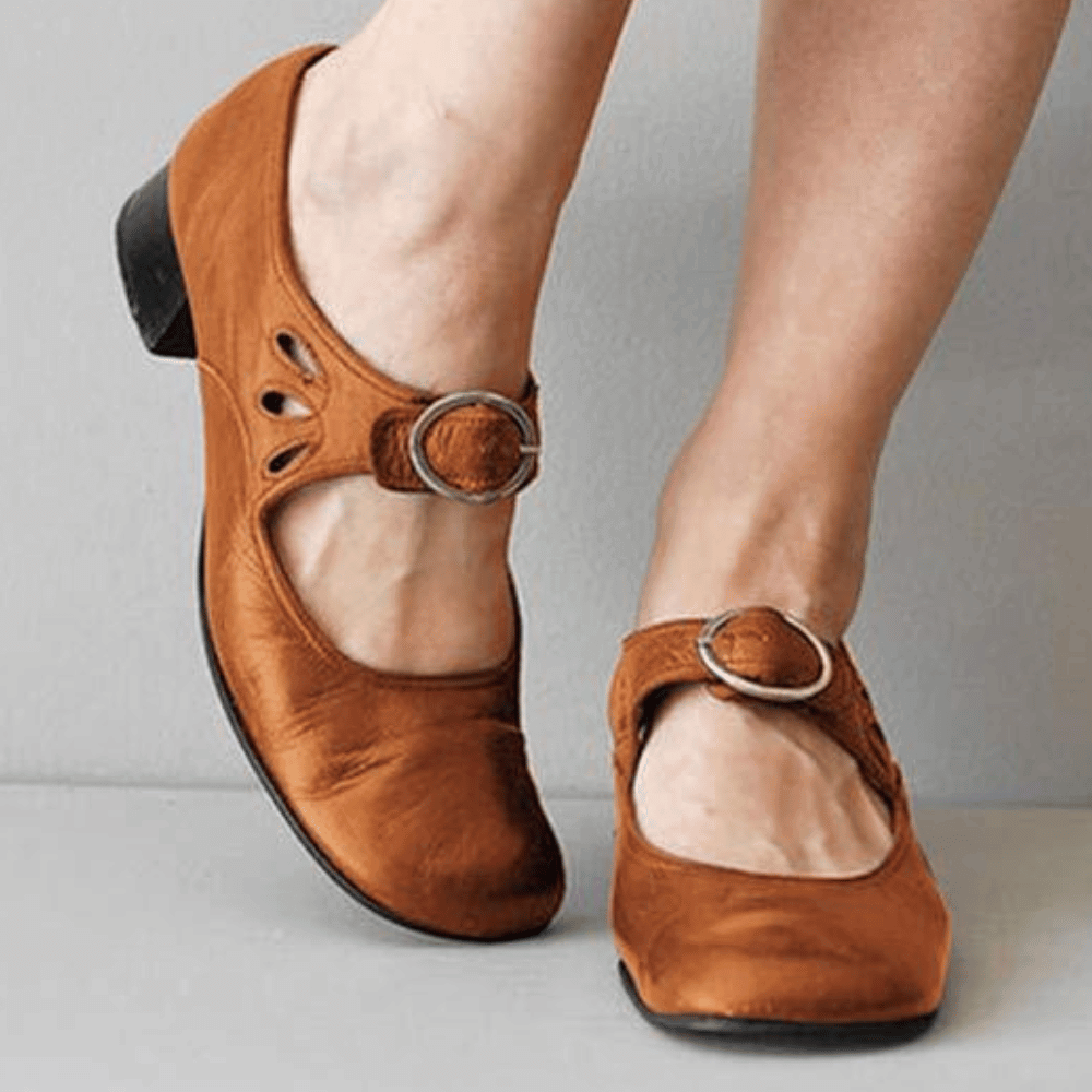 Marisa | Leren Dames Sandalen met Zachte Zool 0