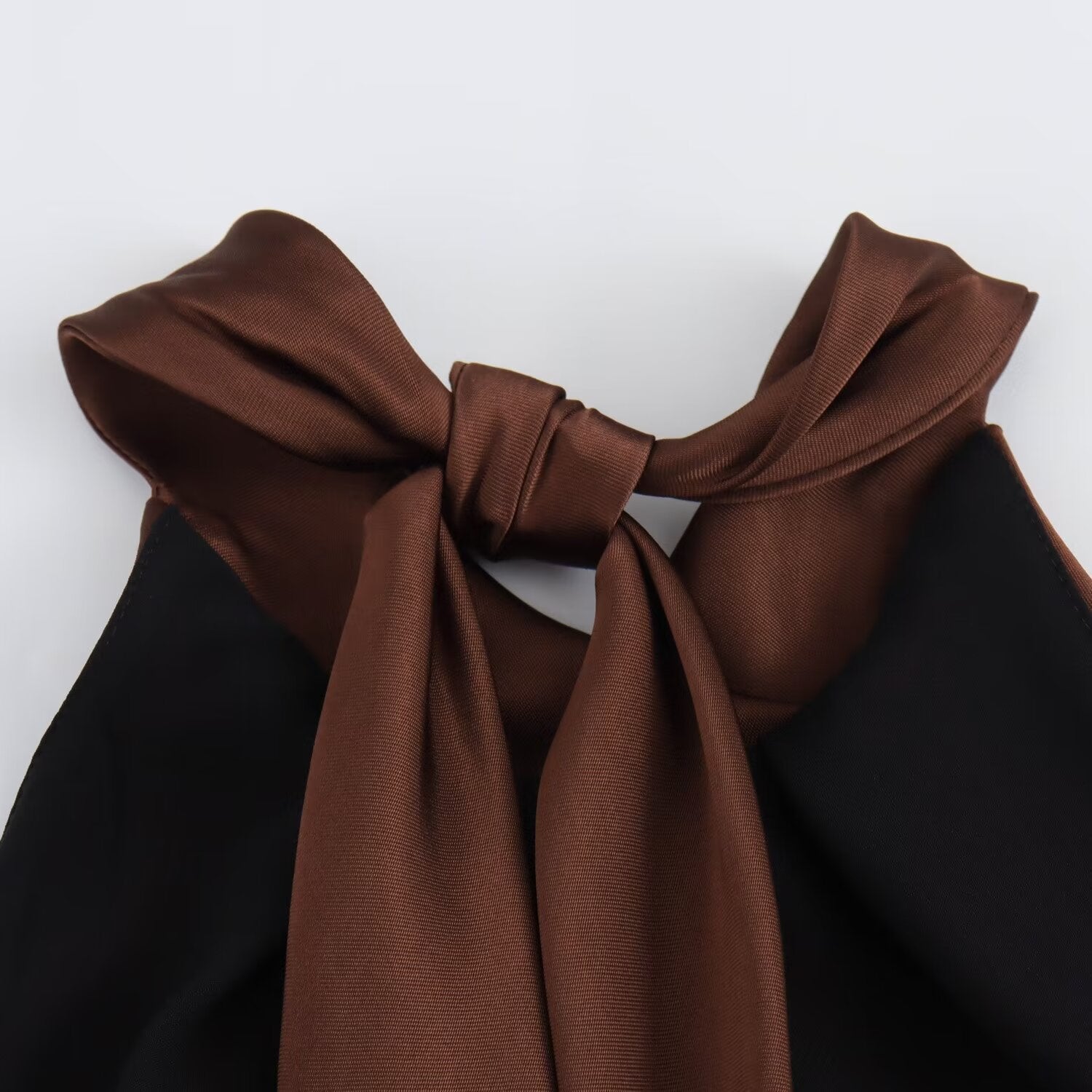 Mokka Midi Jurk | Elegante Dames Midi Jurk voor Avondkleding 4