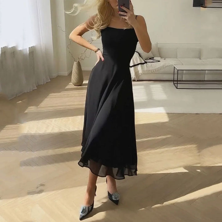 Mouwloze Elegante Jurk Dames | Tijdloze Galajurk 1