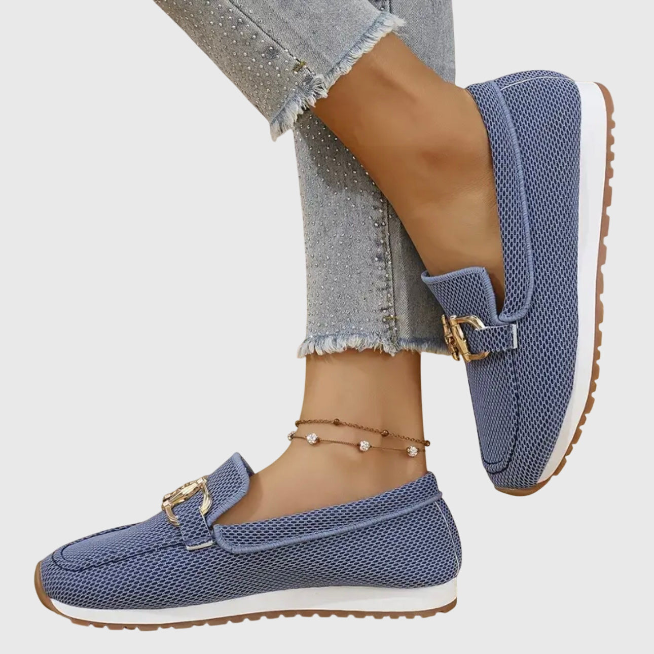 Nora | Zwarte Instappers Dames Ergonomisch Comfort 6