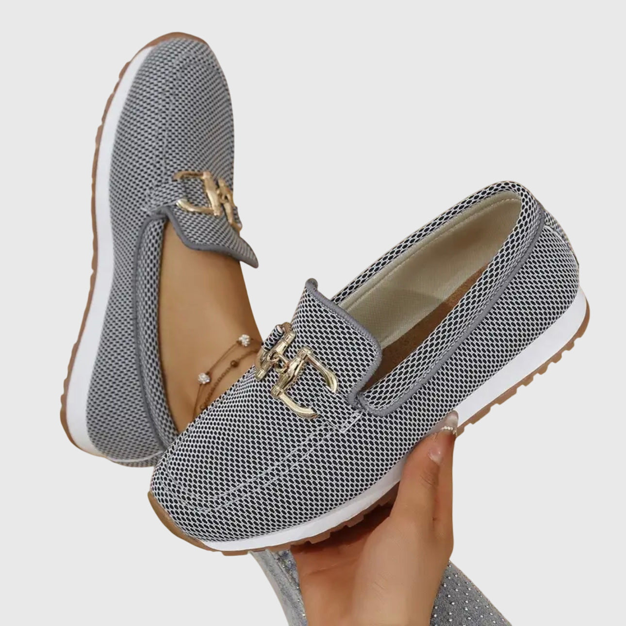Nora | Zwarte Instappers Dames Ergonomisch Comfort 7
