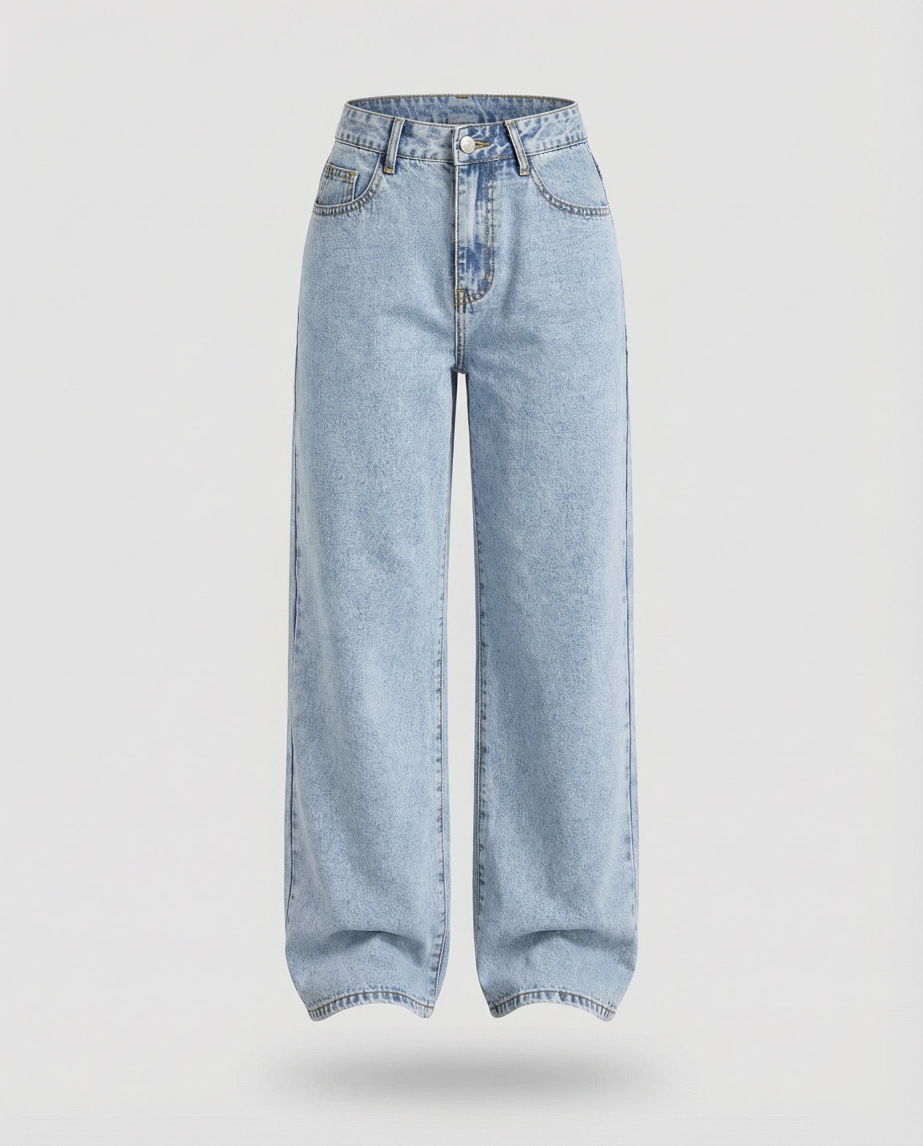 Nostalgia | Flared Broek Dames Hoge Taille Denim 0