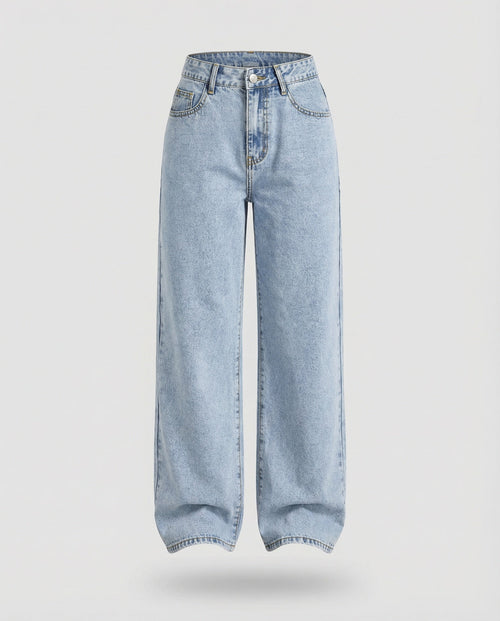 Nostalgia | Flared Broek Dames Hoge Taille Denim 0