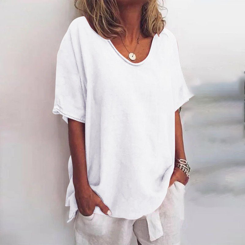 Oversized Damesblouse V-hals | Casual Mode 2