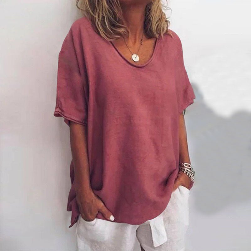 Oversized Damesblouse V-hals | Casual Mode 3
