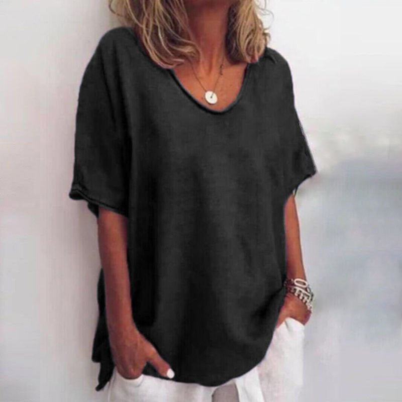 Oversized Damesblouse V-hals | Casual Mode 5