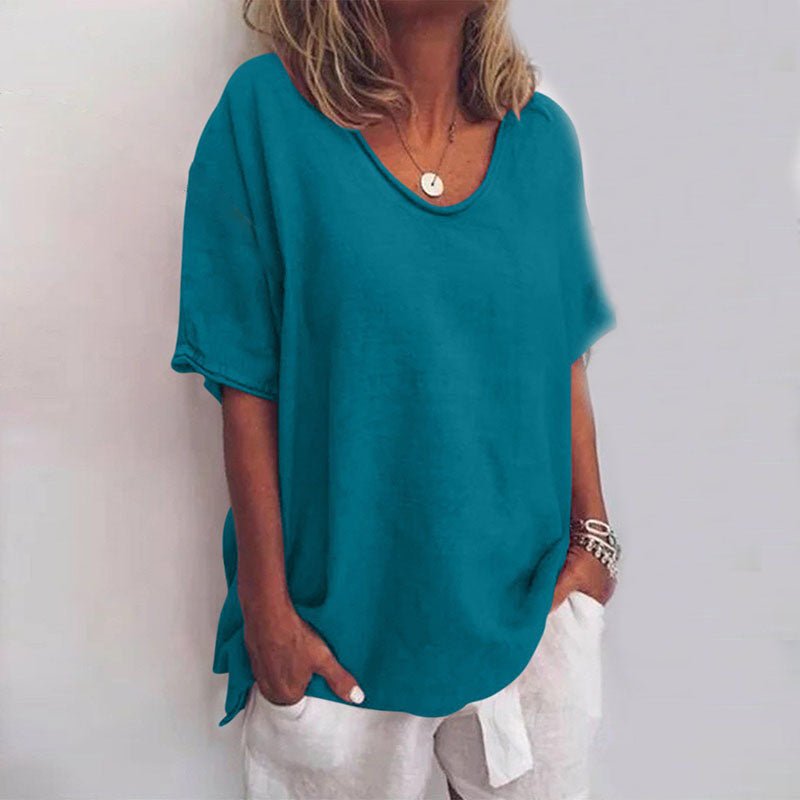 Oversized Damesblouse V-hals | Casual Mode 7