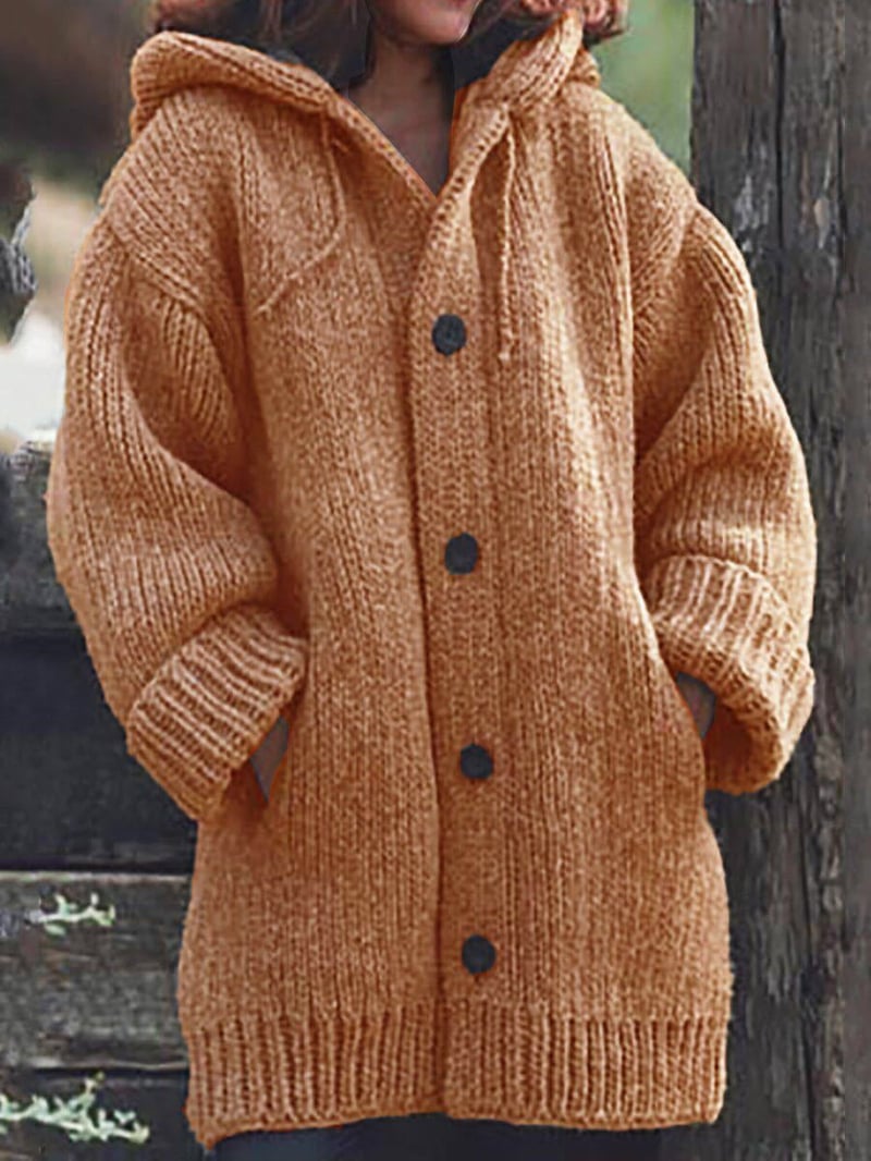 Oversized Gebreid Vest met Capuchon | Damesmode 5