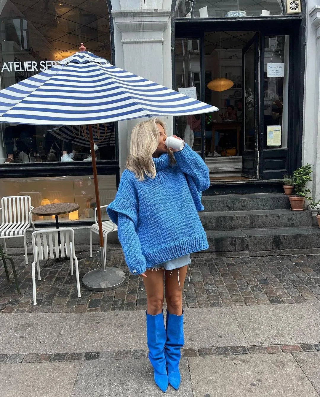 Oversized Gebreide Trui Jurk Dames | Comfortabele Mode 4