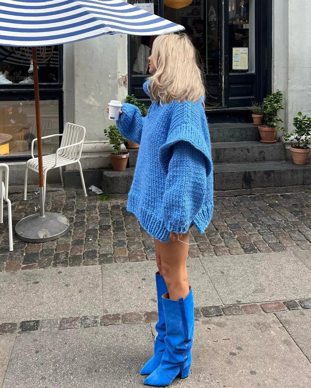 Oversized Gebreide Trui Jurk Dames | Comfortabele Mode 5