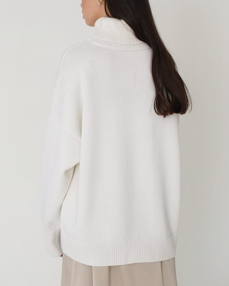 Oversized Zwarte Coltrui Dames | Comfortabele Mode 2