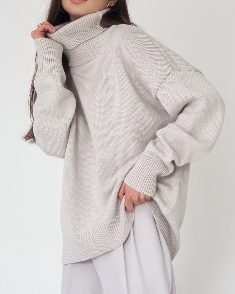 Oversized Zwarte Coltrui Dames | Comfortabele Mode 5