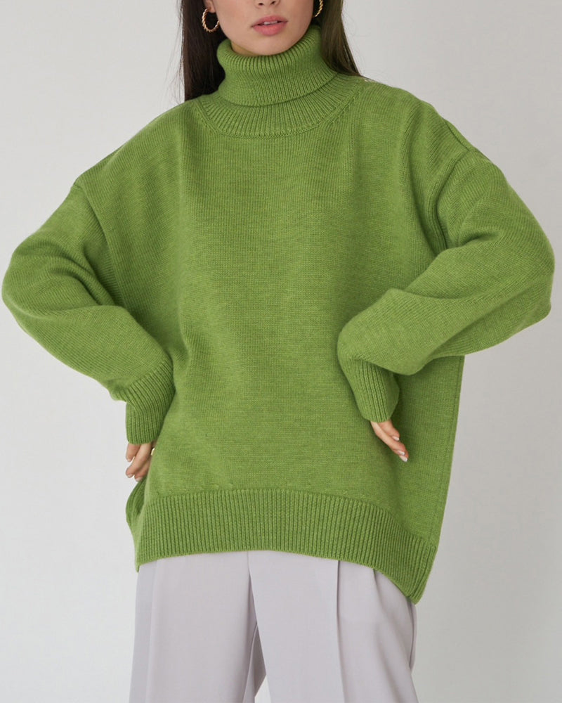 Oversized Zwarte Coltrui Dames | Comfortabele Mode 8