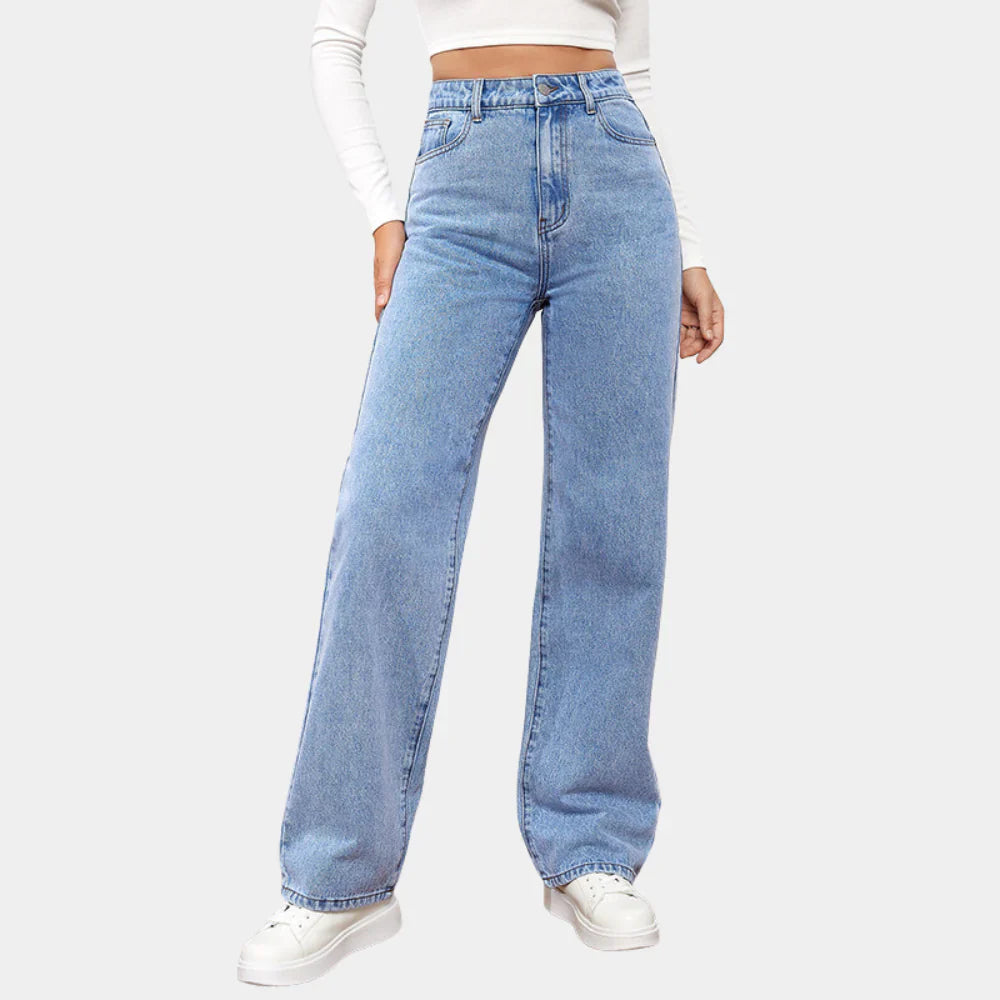 Rechtdoor Spijkerbroek Heren | Comfortabele Hoge Taille Jeans 3
