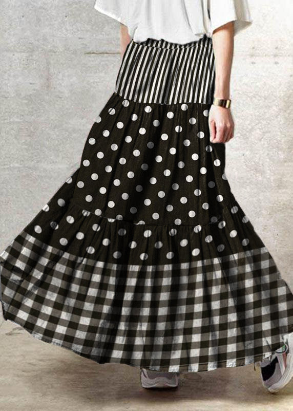 Retro | Handgemaakte Patchwork Rok met Ruches 6