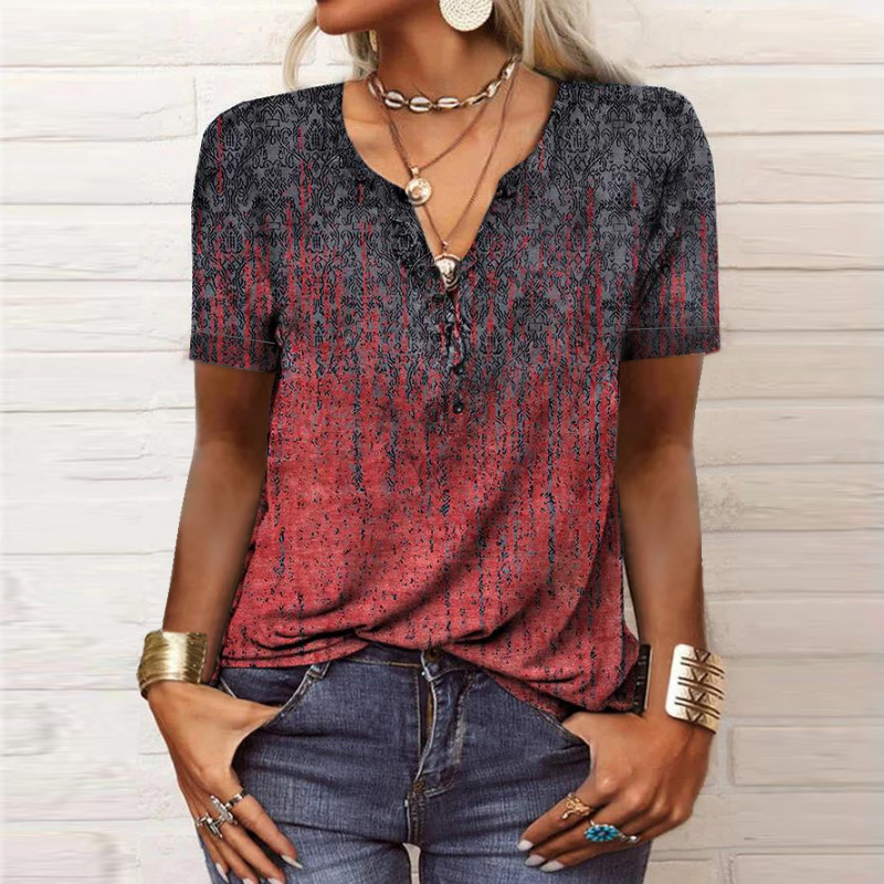Rhyzel | Dames Zomer Blouse Ademend Katoen 3