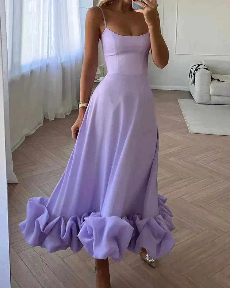 Ruby Elegante Midi-jurk | Stijlvolle Jurken Dames 0