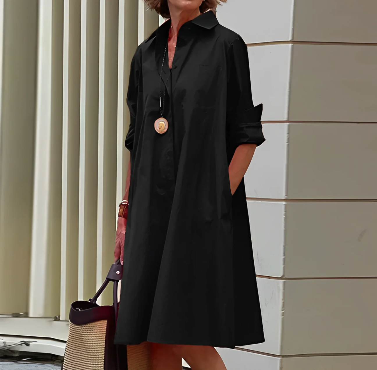 Shyla | Elegante Zomerjurk Dames Midi Jurk 1